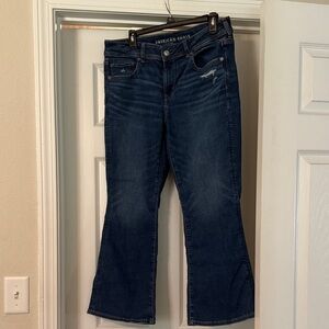 American Eagle Outfitters Dark Blue Flare Jeans